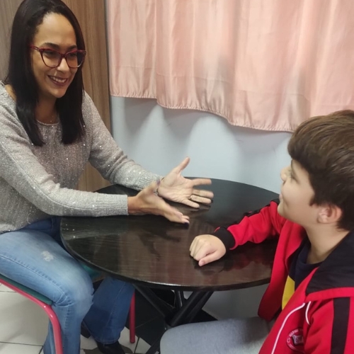 Alunos em atividade
